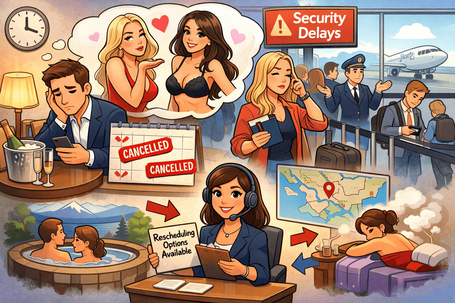 When Plans Change: A Note on Recent Scheduling Disruptions